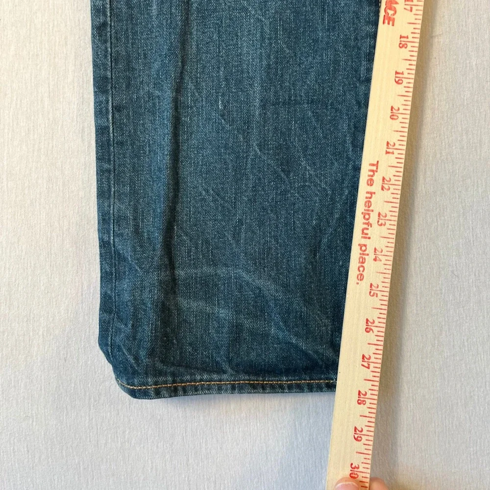 Levis 501 Original Fit Jeans Mens 36x32 (Fit 34x28) Med Wash Button Fly Straight